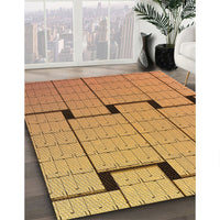 Patterned Orange Rug, pat837org