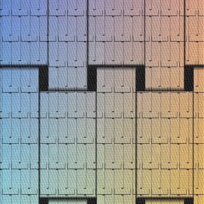 Patterned Carbon Gray Novelty Rug, pat837