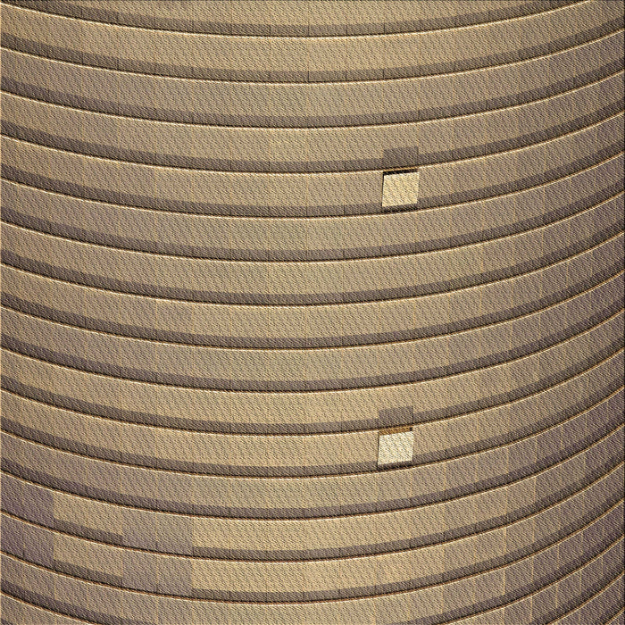 Round Machine Washable Transitional Brown Sand Brown Rug, wshpat838brn