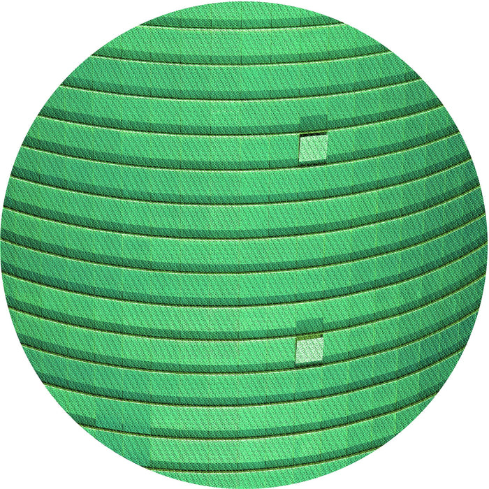 Square Machine Washable Transitional Neon Green Rug in a Living Room, wshpat838grn