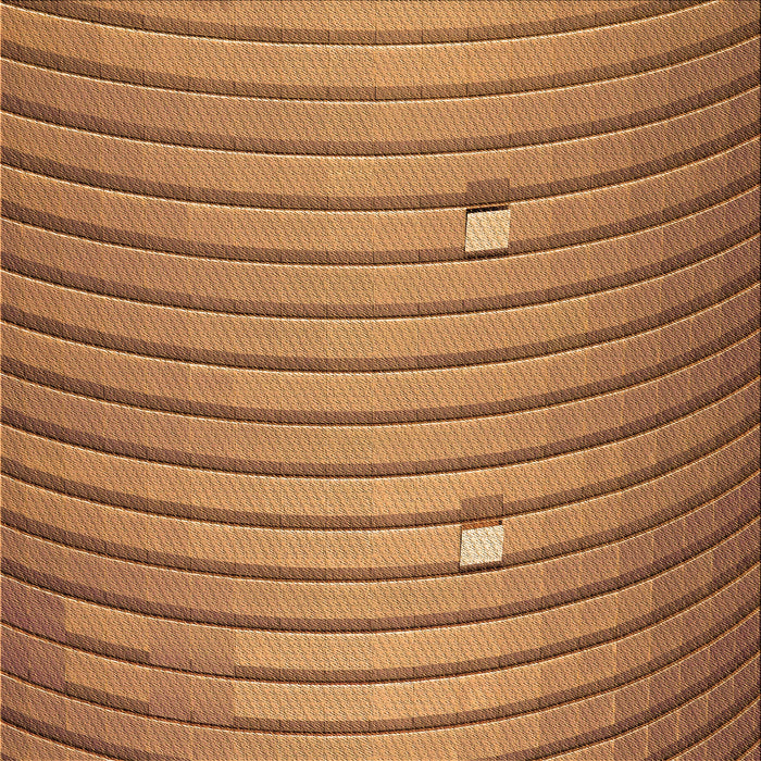 Round Machine Washable Transitional Orange Rug, wshpat838org