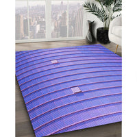 Patterned Purple Mimosa Purple Rug, pat838pur