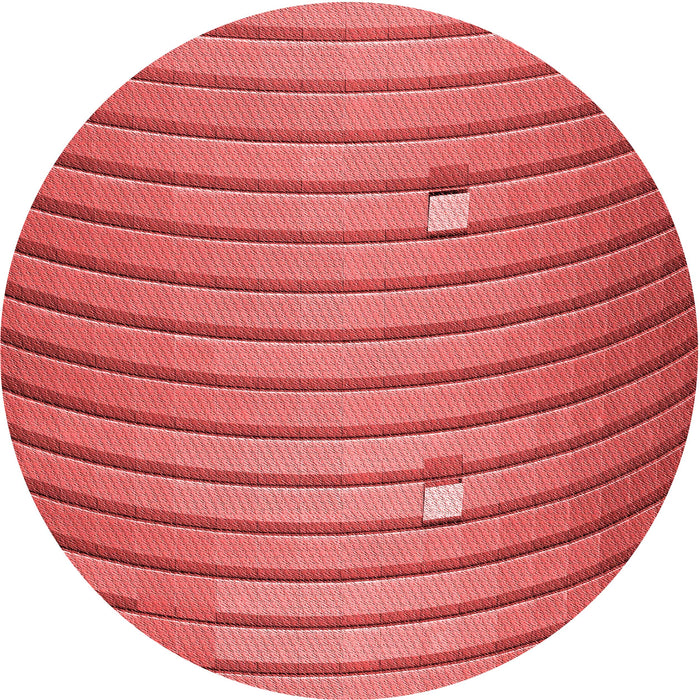 Square Machine Washable Transitional Red Rug in a Living Room, wshpat838rd