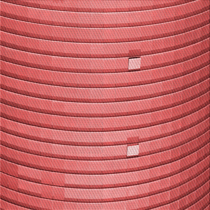 Round Machine Washable Transitional Red Rug, wshpat838rd