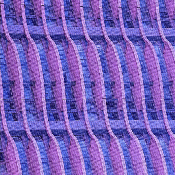 Machine Washable Transitional Purple Mimosa Purple Rug, wshpat839pur