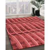 Patterned Red Rug, pat839rd