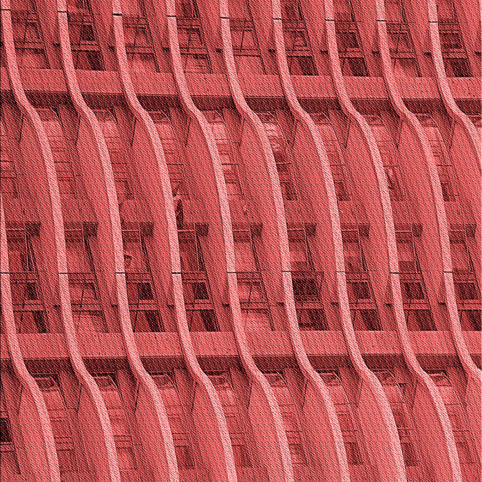 Patterned Red Rug, pat839rd