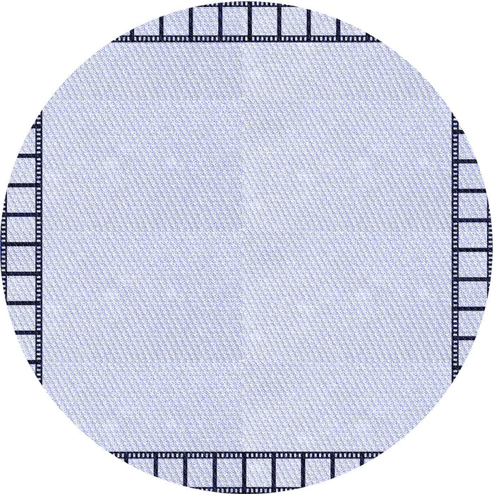 Square Machine Washable Transitional Lavender Blue Rug in a Living Room, wshpat84blu