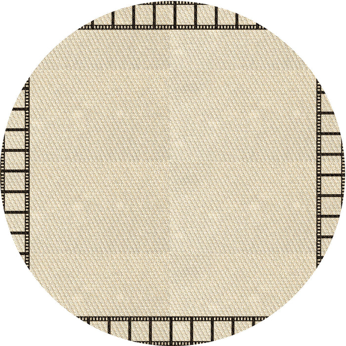 Square Patterned Moccasin Beige Rug, pat84brn