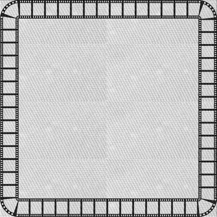 Round Machine Washable Transitional Platinum Gray Rug, wshpat84gry