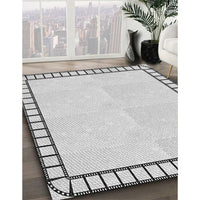 Patterned Platinum Gray Rug, pat84gry