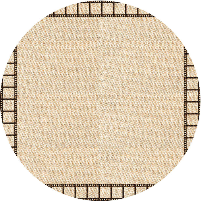 Square Machine Washable Transitional Peru Brown Rug in a Living Room, wshpat84org