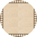Square Patterned Peru Brown Rug, pat84org