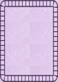 Machine Washable Transitional Lilac Purple Rug, wshpat84pur