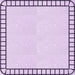 Round Machine Washable Transitional Lilac Purple Rug, wshpat84pur