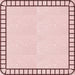 Round Machine Washable Transitional Pink Rug, wshpat84rd