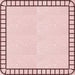 Round Patterned Pink Rug, pat84rd