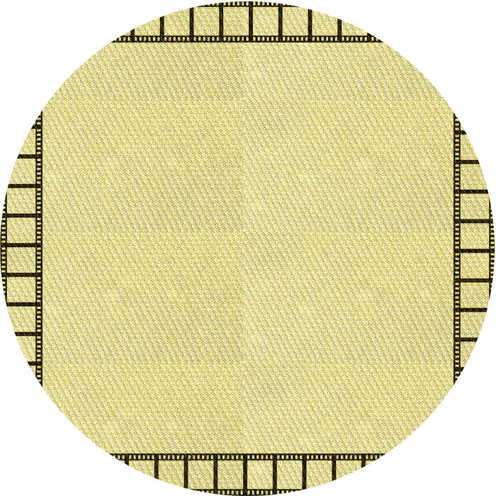 Square Patterned Sun Yellow Rug, pat84yw