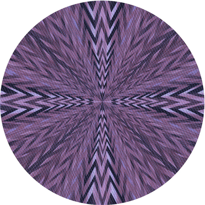 Square Patterned Plum Purple Rug, pat840blu