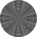 Square Patterned Gray Rug, pat840gry