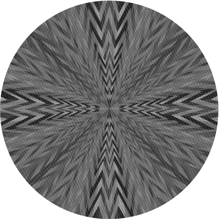 Square Machine Washable Transitional Gray Rug in a Living Room, wshpat840gry