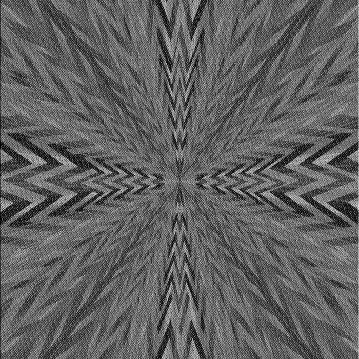 Machine Washable Transitional Gray Rug, wshpat840gry