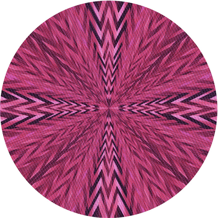 Square Patterned Crimson Red Rug, pat840pur