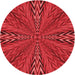 Square Machine Washable Transitional Red Rug in a Living Room, wshpat840rd