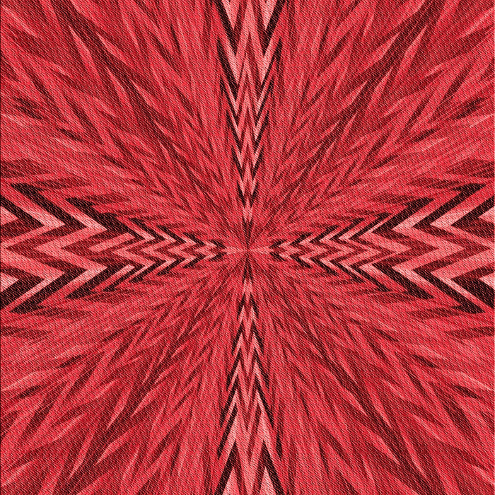 Machine Washable Transitional Red Rug, wshpat840rd