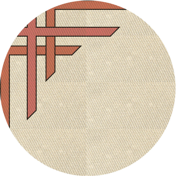 Square Patterned Peru Brown Rug, pat841brn