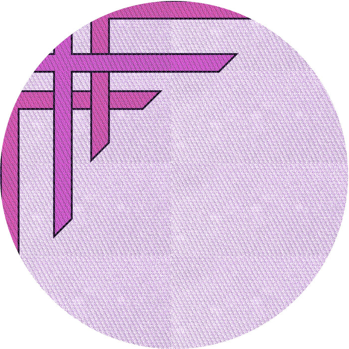 Square Patterned Purple Rug, pat841pur