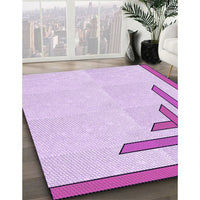 Patterned Purple Rug, pat841pur