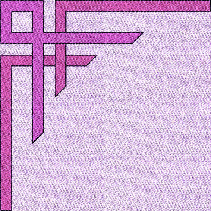 Round Machine Washable Transitional Purple Rug, wshpat841pur