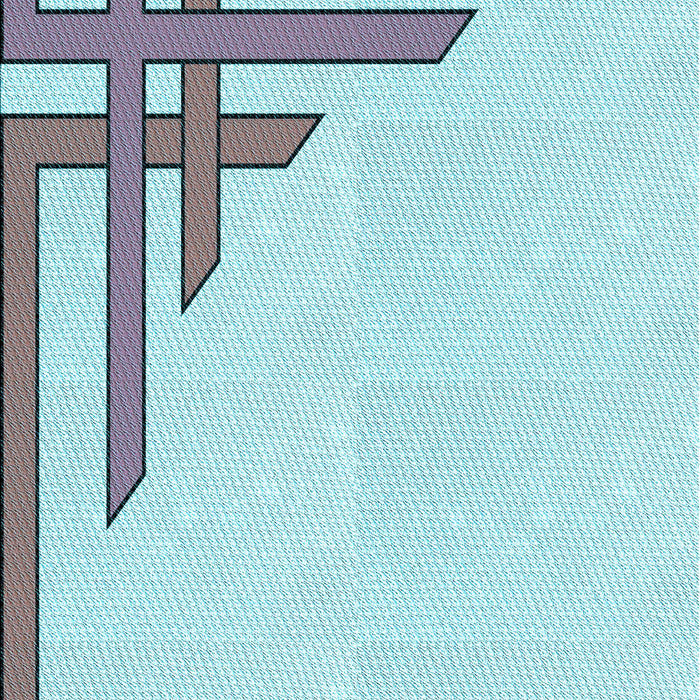 Patterned Koi Blue Rug, pat842lblu