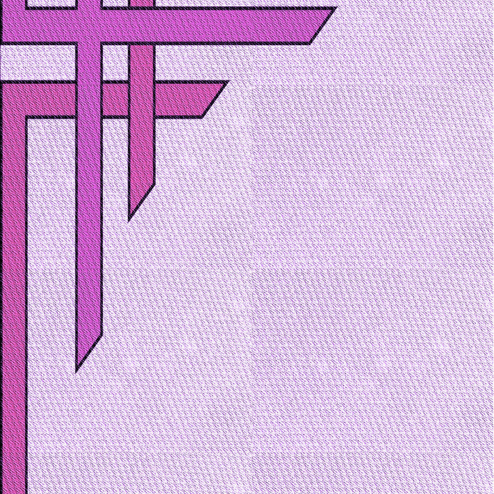 Patterned Purple Rug, pat842pur