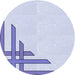 Square Patterned Lavender Blue Rug, pat843blu