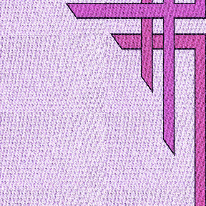 Machine Washable Transitional Purple Rug, wshpat843pur