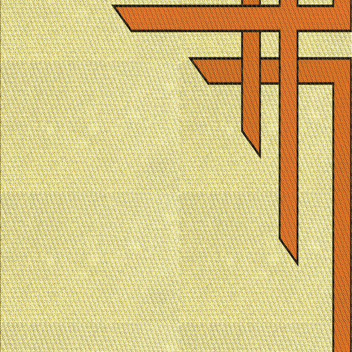 Patterned Sun Yellow Rug, pat843yw