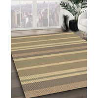 Patterned Brown Sand Brown Rug, pat845brn