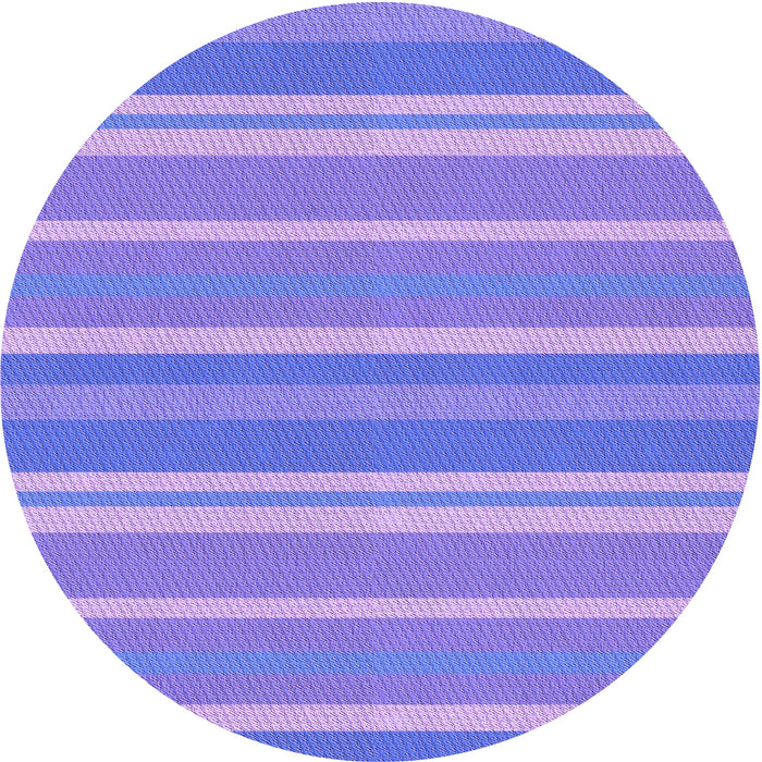 Square Patterned Light Slate Blue Rug, pat845pur