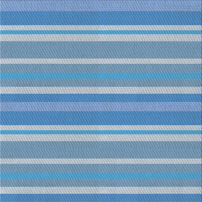 Square Patterned Light Sky Blue Novelty Rug, pat845