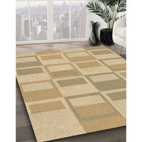 Patterned Bronze Brown Rug, pat846brn