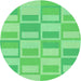 Square Patterned Green Rug, pat846grn