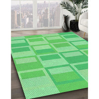 Patterned Green Rug, pat846grn