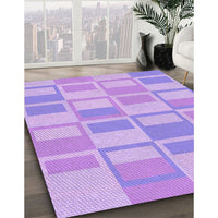 Patterned Purple Rug, pat846pur