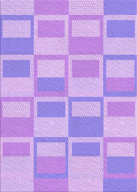 Machine Washable Transitional Purple Rug, wshpat846pur