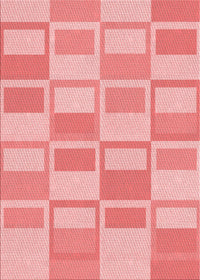 Machine Washable Transitional Pastel Pink Rug, wshpat846rd