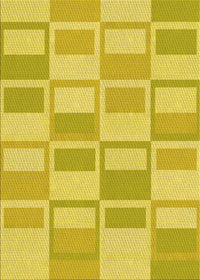 Machine Washable Transitional Golden Yellow Rug, wshpat846yw