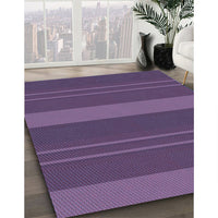 Patterned Purple Rug, pat847blu