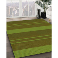 Patterned Sepia Brown Rug, pat847grn